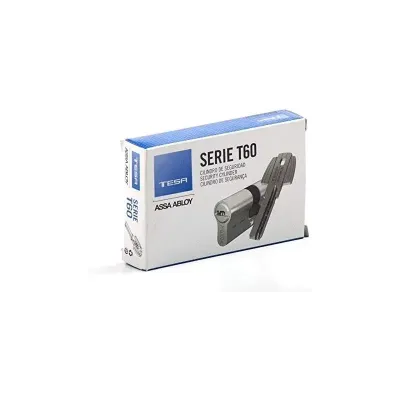 CILINDRO SEGURIDAD T60/35X40 R15 LEVA LARGA NIQUEL TESA