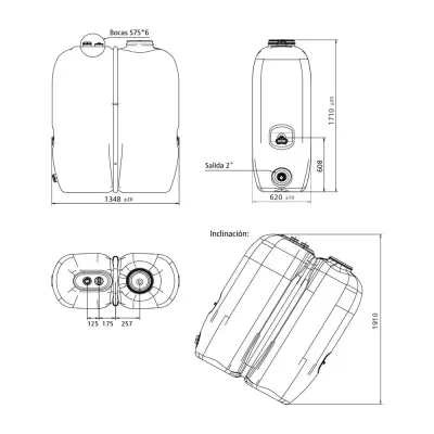 DEPOSITO AQUABLOCK SOPLADO BTV 1000LT 4002122 SCHUTZ
