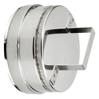TAPA DOBLE PARED 80MM INOX AISI 316L/304 4015925 ROS 