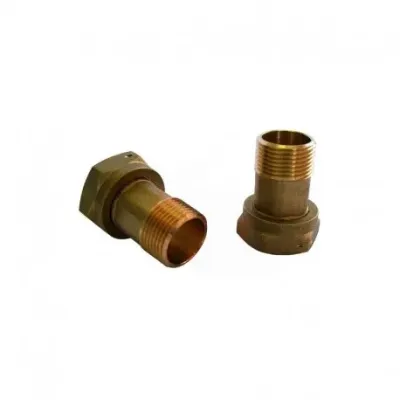JUEGO RACORES CONTADOR AGUA 20MM 1"-3/4" RR20 ZENNER