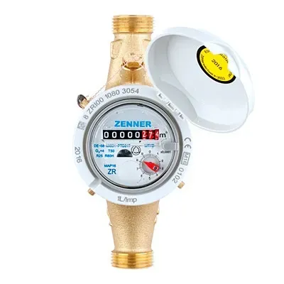 CONTADOR AGUA FRIA MTKD-M DN50 2" L300 Q25m3/h R80 30G GRADOS ZENNER