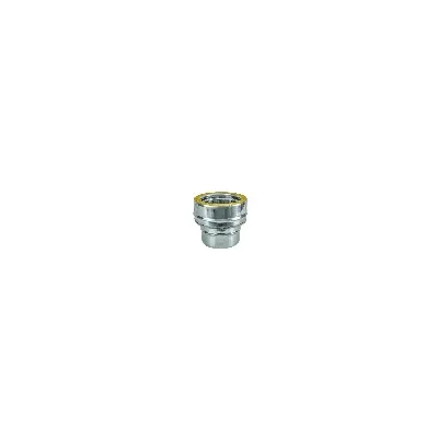 ADAPTADOR FUMISTERÍA A DOBLE PARED 150MM INOX AISI 316L/304 4040915 ROS