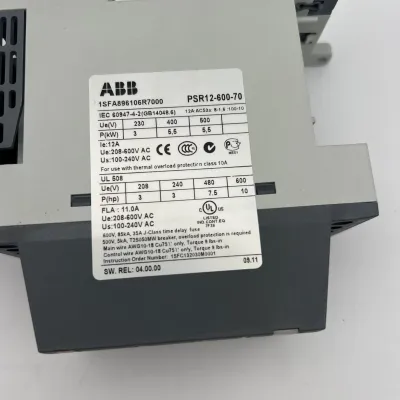 ARRANCADOR PSR9-600-70 5.5KW/11.5AMP/400V ASG-550ABB ENTRELEC