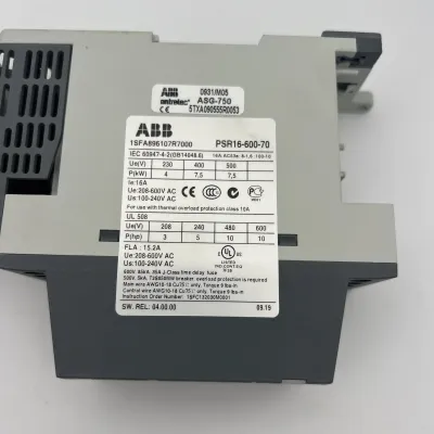 ARRANCADOR PSR9-600-70 7.5KW/15.5AMP/400V ASG-750 ABB ENTRELEC