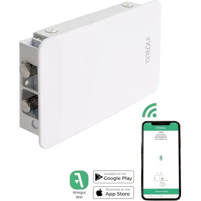CERRADURA INVISIBLE KAMO CI20BRC CONTROL MOVIL+2 MANDO BLANCO ARREGU