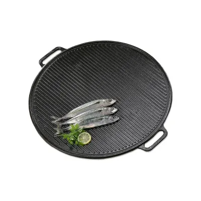 PLANCHA HIERRO FUNDIDO REDONDA 12025/25CM