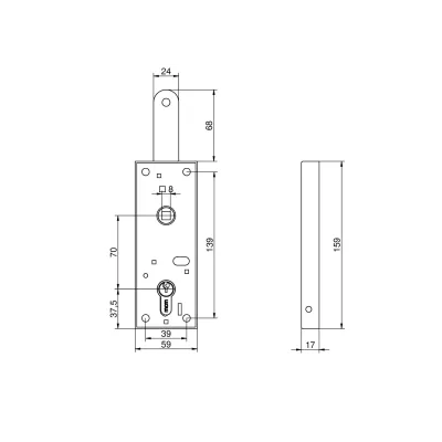 CERRADURA 1511-MV MCM