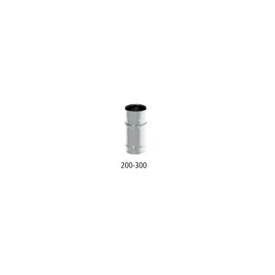 TUBO EXTENSIBLE SIMPLE PARED 180MM X 200-300MM INOX AISI 316L 4016637 ROS