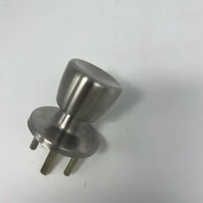 JUEGO POMO ED3633 LLAVE+LLAVE INOX BATON 