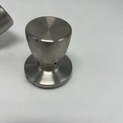 JUEGO POMO ED3633 LLAVE+LLAVE INOX BATON 