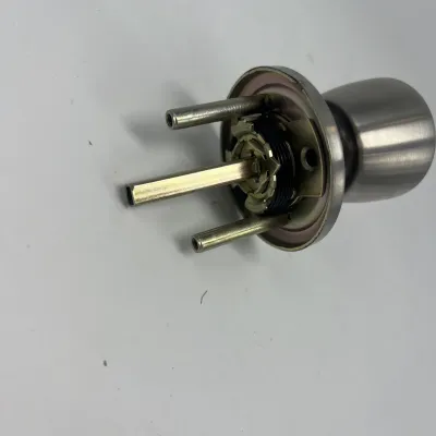 JUEGO POMO ED3633 LLAVE+LLAVE INOX BATON 