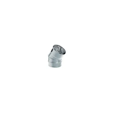CODO CHIMENEA SIMPLE PARED 150MM 30GR INOX AISI 316L 4014976 ROS 