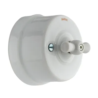 INTERRUPTOR PORCELANA LAZO BLANCO 30306172 GARBY FONTINI