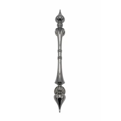 MANILLON PUERTA 1058/457MM LATÓN NIQUEL NEGRO COBA