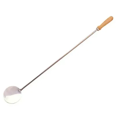 PALETA INOXI TUBO MANGO MADERA 100CM 70410 GARCIMA