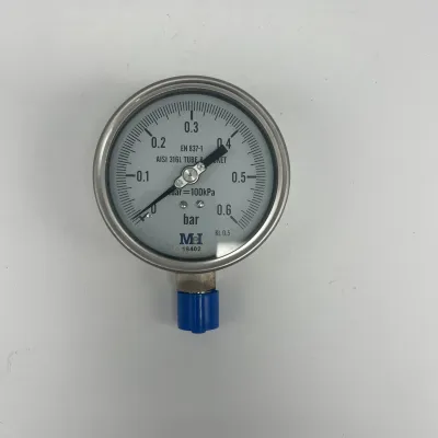MANOMETRO PRECI.CLASE 0.5/D100 1/2" 7596 MEI