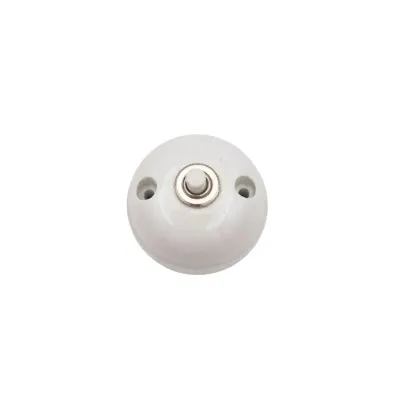 PULSADOR PARA TIMBRE PORCELANA BLANCA 3930310170 FONTINI