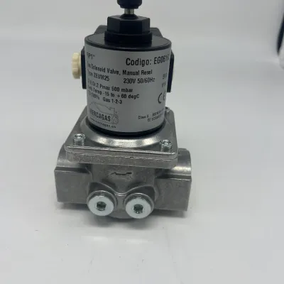 ELECTROVALVULA GAS ZEVM 25/1"-500 MBA NC REARME MANUAL  MERCAGAS