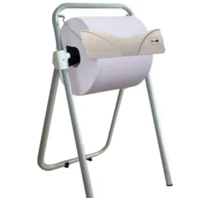 DISPENSADOR PAPEL BOBINA SUELO DP137SDI0 EPOXI GRIS JAMI