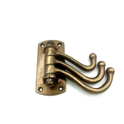 PERCHA F-130 809mm LATON CUERO BRONCES DEL NORTE 
