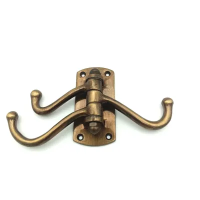 PERCHA F-130 809mm LATON CUERO BRONCES DEL NORTE 