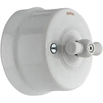 CONMUTADOR CRUCE PORCELANA LAZO BLANCO 30304170 GARBY FONTINI