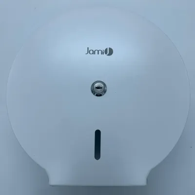 DISPENSADOR DE PAPEL HIGIÉNICO INDUSTRIAL DP118ACW0 EPOXI BLANCO JAMI