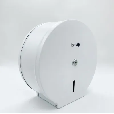 DISPENSADOR DE PAPEL HIGIÉNICO INDUSTRIAL DP118ACW0 EPOXI BLANCO JAMI
