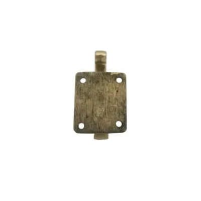 PERCHA F-105 40mm LATON CROMO BRILLO BRONCES DEL NORTE