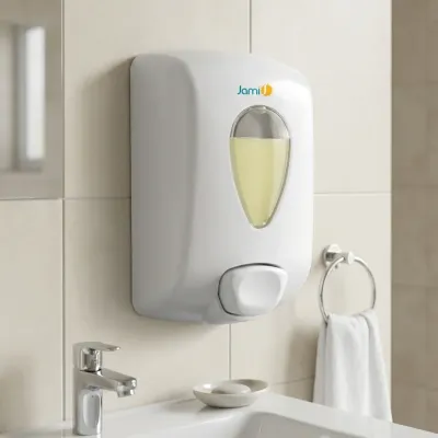DOSIFICADOR JABON L.ATLANTICO DJ700ABW0/0.9 L ABS JAMI