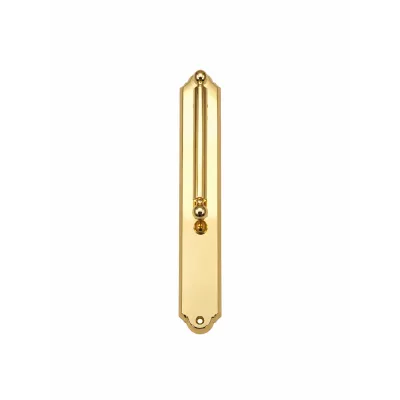 MANILLON C/PLACA 983/255MM LATON ORO SATINADO COBA