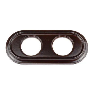 MARCO OVAL 2 ELEMENTOS MADERA NOGAL 35802200 FONTINI VENEZIA