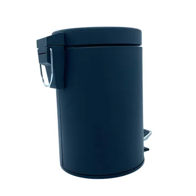 PAPELERA PEDAL BAÑO PP001ACN1/3LTS NEGRA JAMI