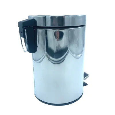 PAPELERA PEDAL BAÑO PP001AIB1/3LTS INOX BRILLO JAMI