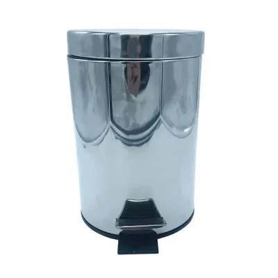 PAPELERA PEDAL BAÑO PP001AIB1/3LTS INOX BRILLO JAMI