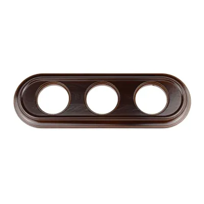 MARCO OVAL 3 ELEMENTOS MADERA NOGAL 35803200 FONTINI VENEZIA