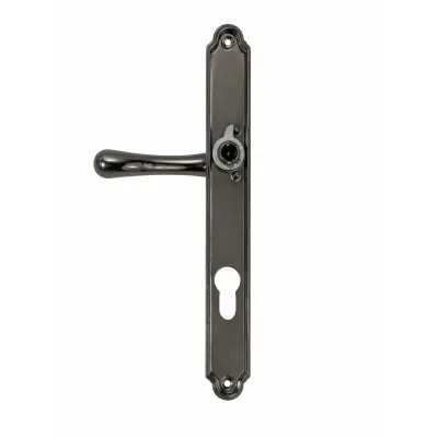 JUEGO MANIVELAS C/PLACA 655-D/239MM LATON NIQUEL NEGRO COBA