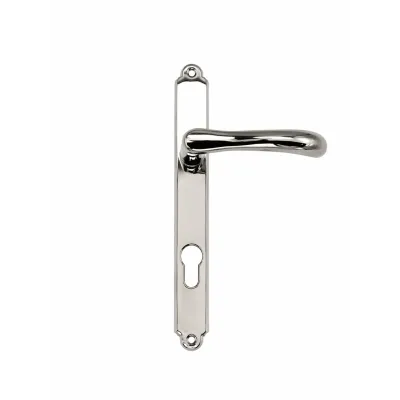 JUEGO MANIVELAS C/PLACA 655-D/239MM LATON NIQUEL NEGRO COBA