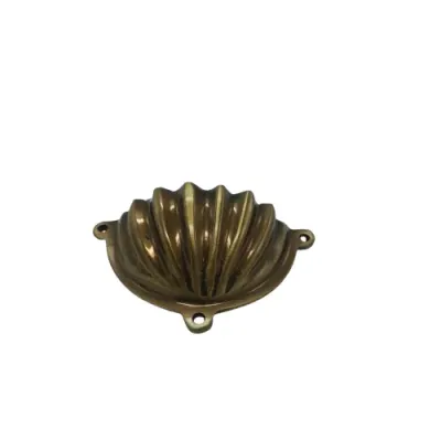TIRADOR 3055/70mm LATON CUERO BRONCES DEL NORTE