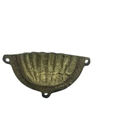 TIRADOR 3055/70mm LATON CUERO BRONCES DEL NORTE