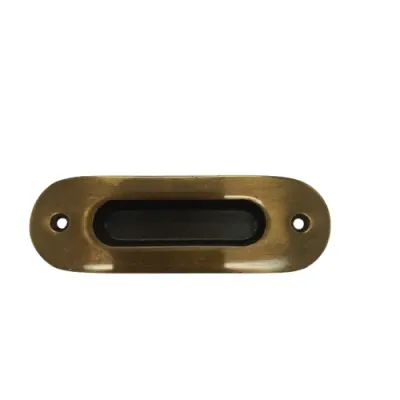 TIRADOR 3022/111mm LATON CUERO BRONCES DEL NORTE