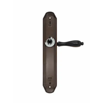 JUEGO MANIVELAS C/PLACA 2750/260mm LATON BRONCE INGLES BACCO