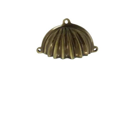 TIRADOR 3055/70mm LATON CUERO BRONCES DEL NORTE