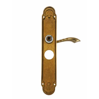 JUEGO MANIVELAS C/PLACA 960/272mm C/B TESA BRILLO SATINADO COBA