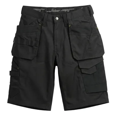 PANTALON CORTO CANVAS 30140404 NEGRO SNICKERS