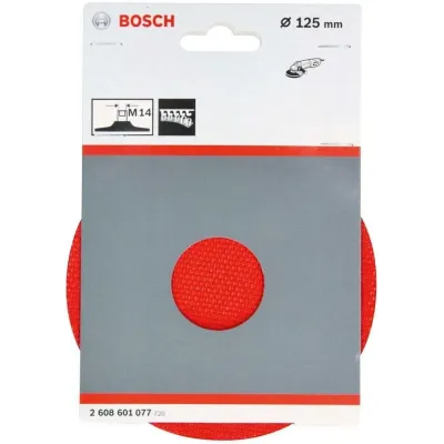 PLATO M14/125MM GOMA VELCRO 2608601077 BOSCH