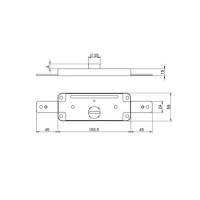 CERRADURA SEGURIDAD BORJA 1511 B MCM