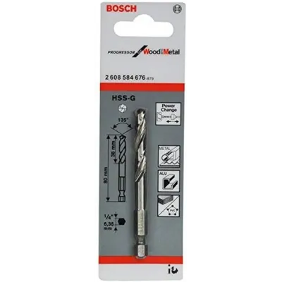BROCA 80MM CENTRADORA HSS-G PROGRESSOR 2608584676  BOSCH