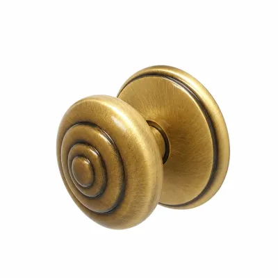 POMO PUERTA 3" 701/90mm LATON BRONCE INGLES COBA