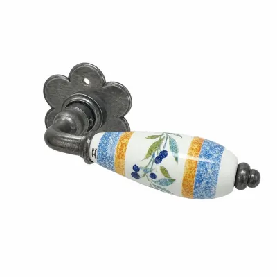 JUEGO MANIVELA C/ROSETA TREBOL 8240SP33/60mm ZAMAK CLASICO BONGARDI